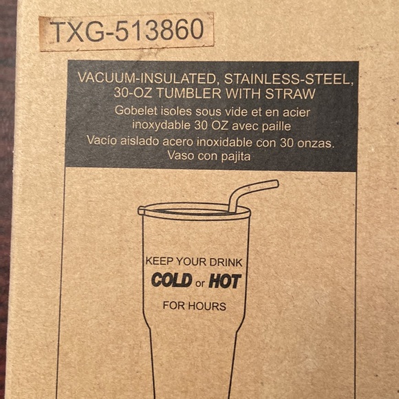 Brand new, never used. Nice, 30 ounce vacuum insulated stainless steel Tumblr. - Picture 3 of 7